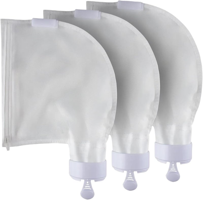 WONEWTH Pool Cleaner Bags with Zipper Replacement for Polaris 280, 480 Parts Pool Cleaner All Purpose Bag K16 K13 (280-3 Packs) - Image 1